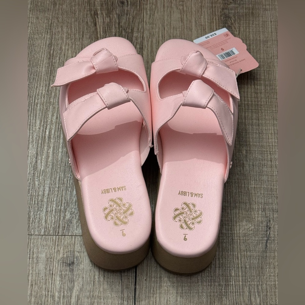 Sam & Libby Platform sandals size 9 NWT